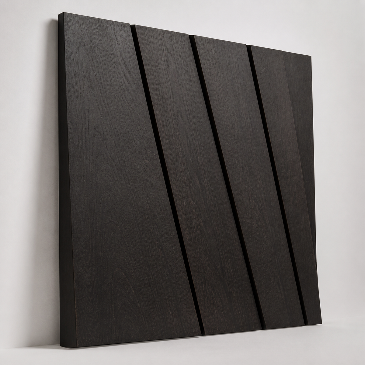 Fracture Field Relief, carved teak wood wall art — product view