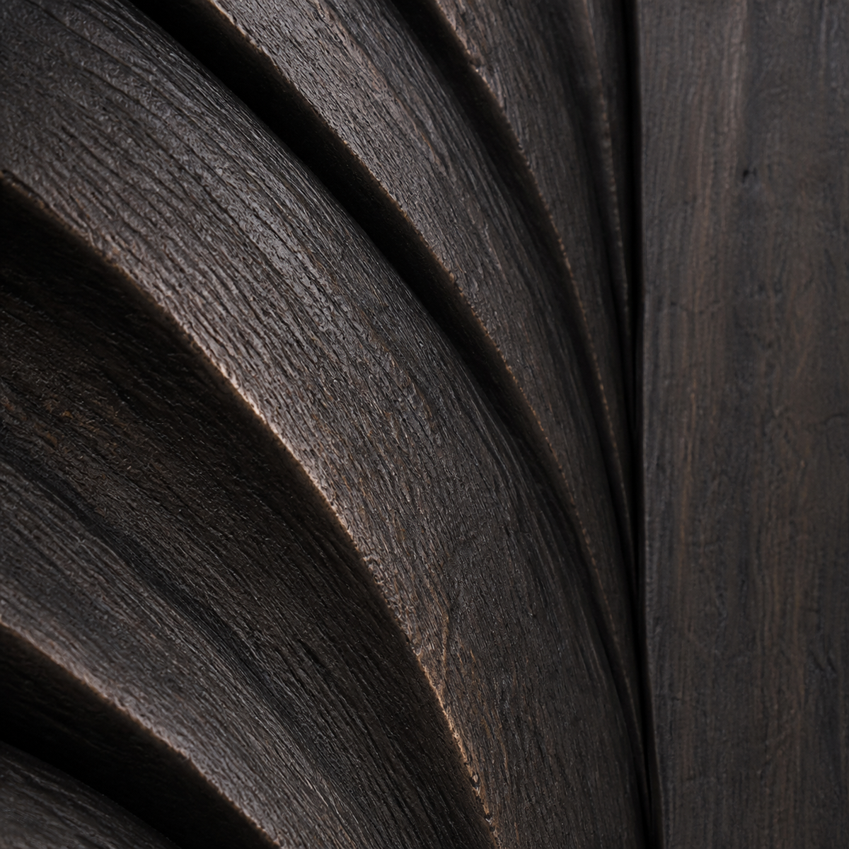 Confluence Relief — Carved Teak Wall Art