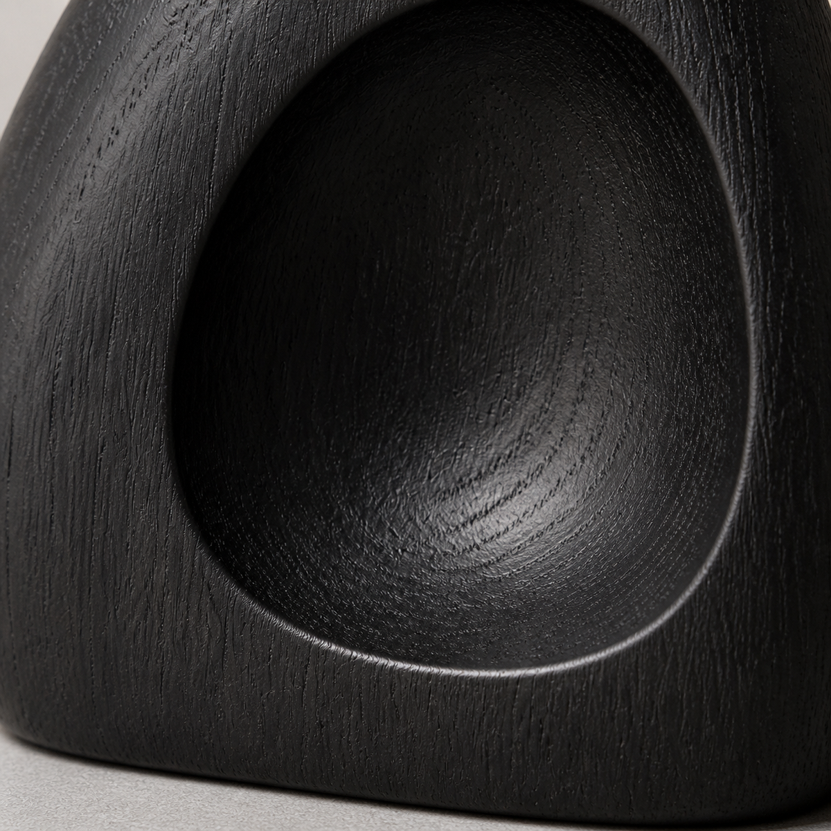 Palm Vault — Teak Tabletop Sculpture