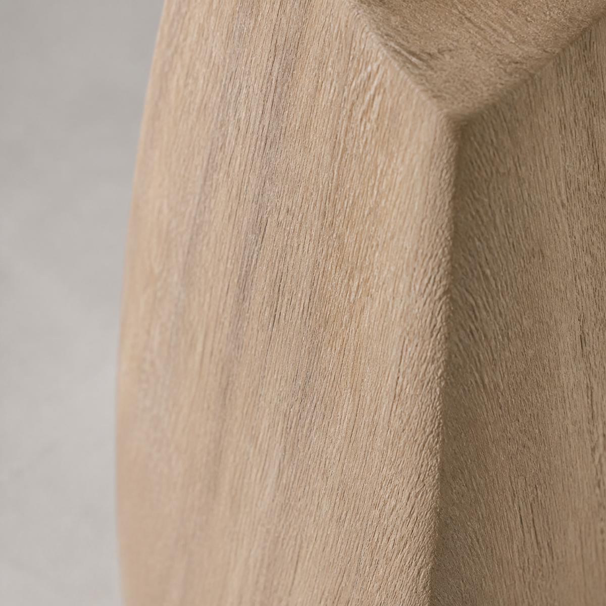 Soft Quoin — Abstract Teak Sculpture