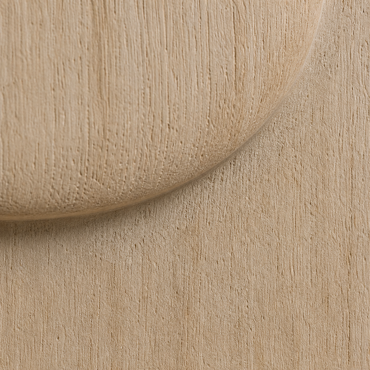 Orbit Stack Relief — Carved Teak Wall Art