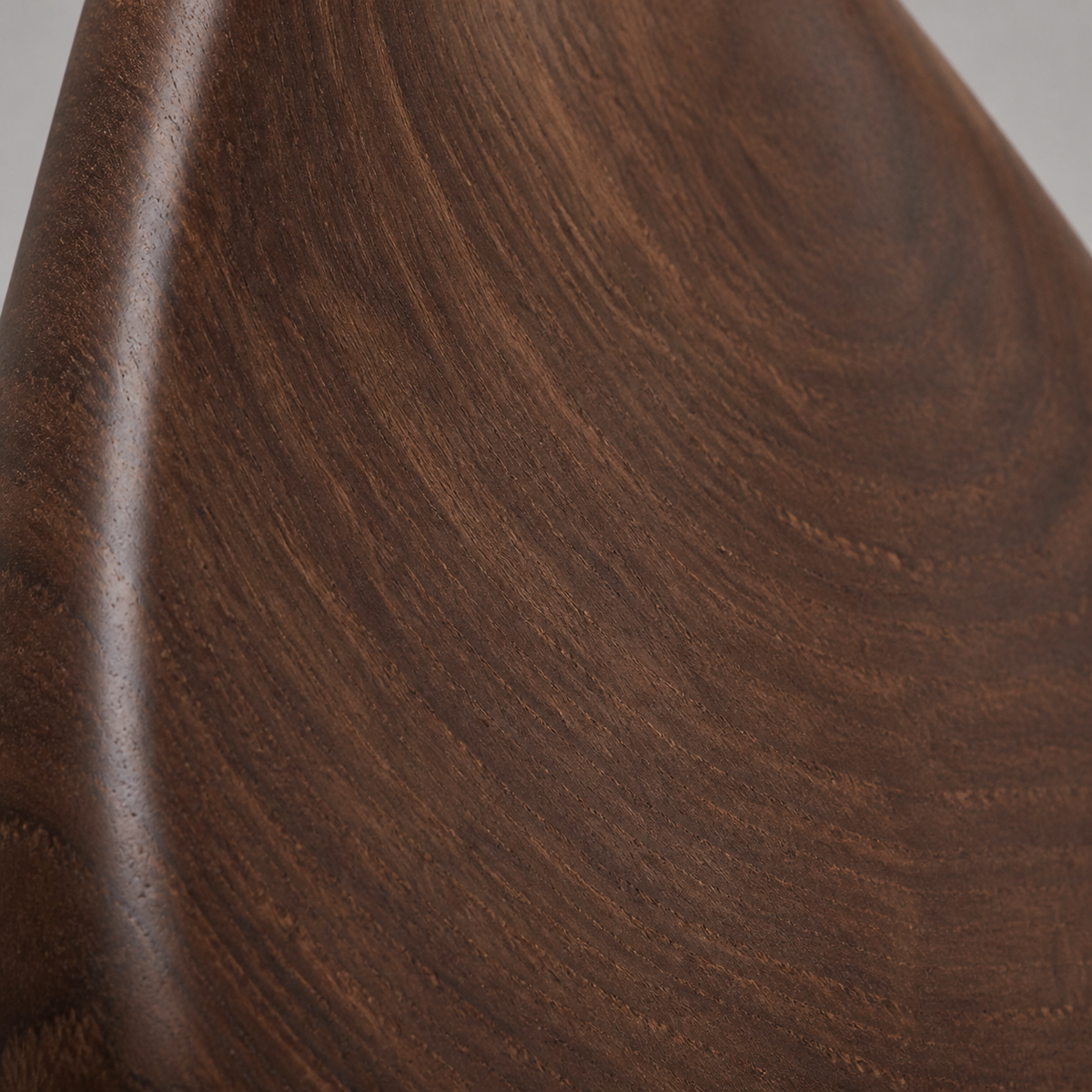 Inward Crest — Abstract Teak Sculpture