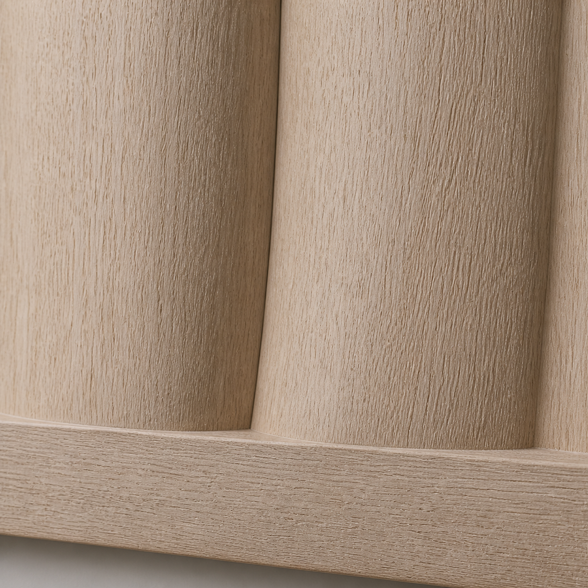 Dune Ledger Relief — Carved Teak Wall Art