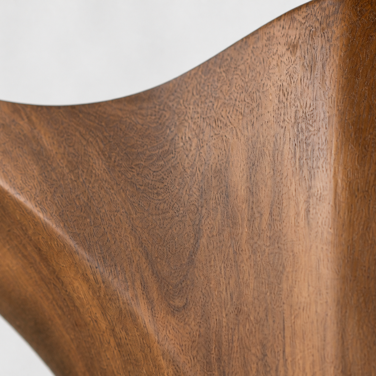 Compression Wing — Teak Floor Sculpture