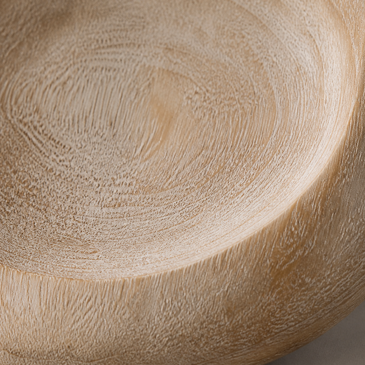 Split Vessel — Abstract Teak Sculpture