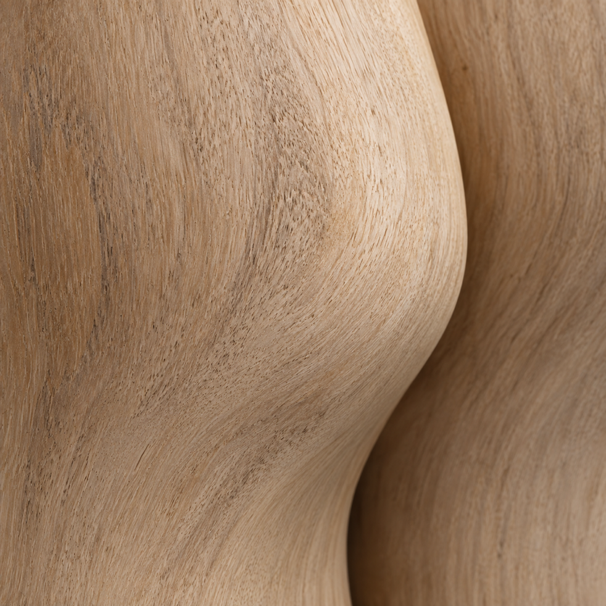 Lateral Drift — Teak Floor Sculpture
