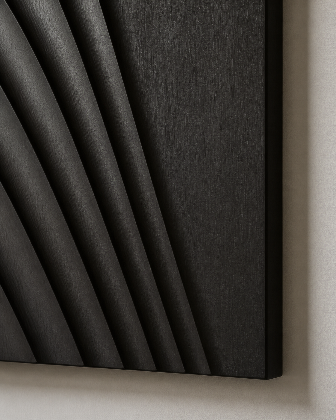 Rain Shadow Relief, carved teak wood wall art — wood grain and carved detail